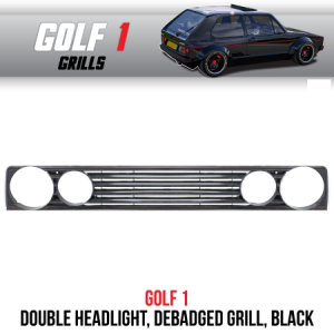 Golf 1 Grill Double Black + Badge