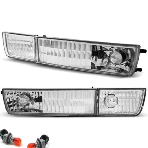 VW Golf 3 / Jetta 3 Crystal Front Bumper Indicator with Foglight (Pair)