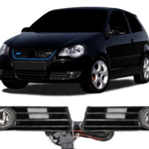 Volkswagen Polo 3 (2005-2009) Spot Lamps with Grilles Set